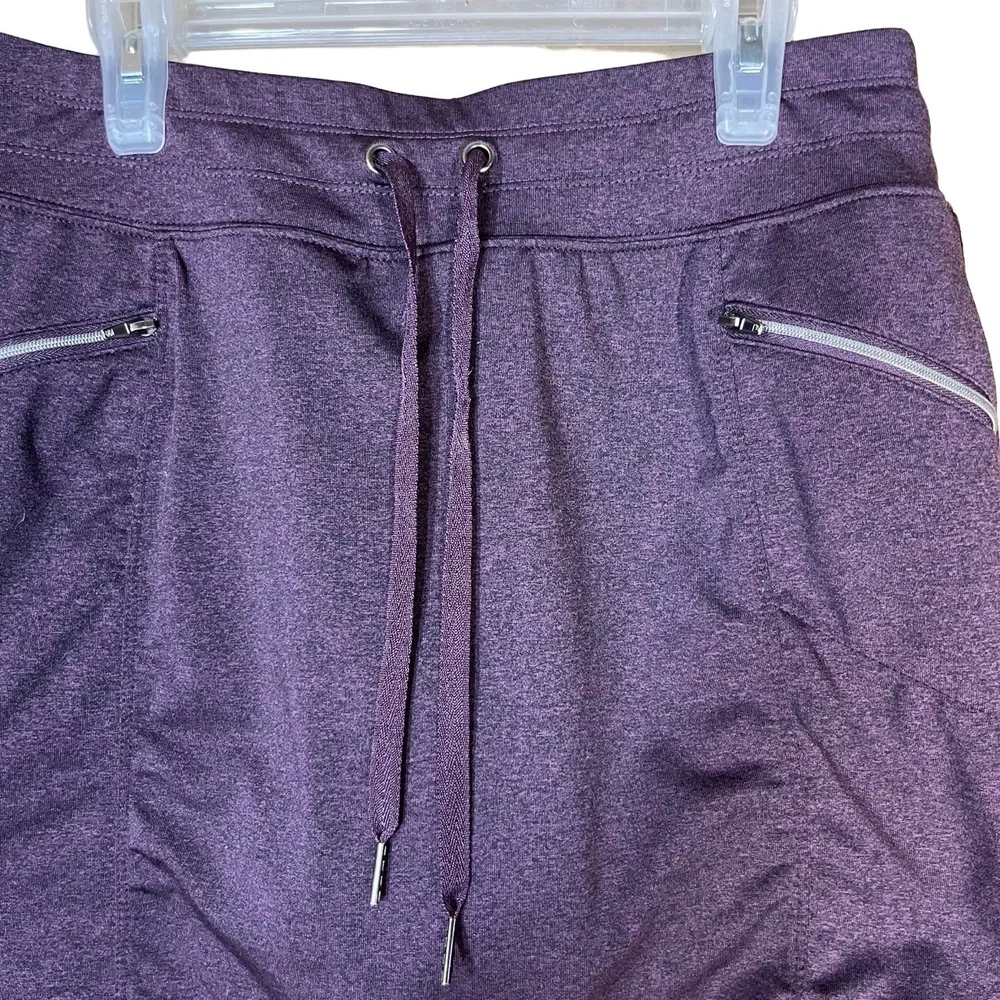 Tangerine Womens Athletic Skort S Dark‎ Purple Drawstring Waist